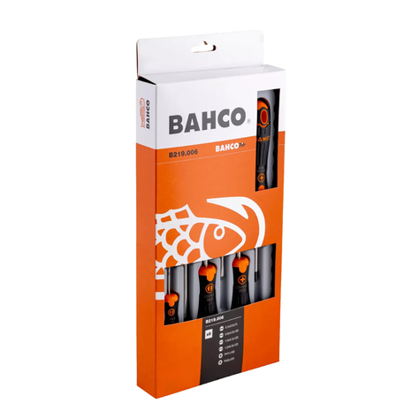 Juego Destornilladores mango de goma Fit B219.006 Bahco-2