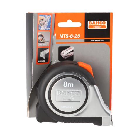 Huincha de Medir bahco 8 mts mts-8-25-E-0