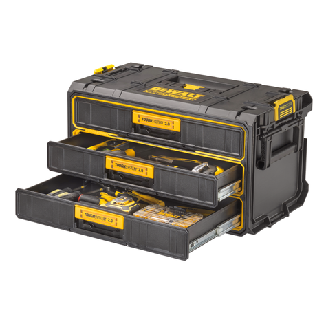 Caja De Herramientas Toughsystem 3 Cajones Dewalt DWST08330-2