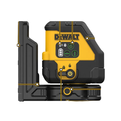 Kit Laser Linea Cruzada Verde Recarga USB DeWalt DCLE14201RB-2