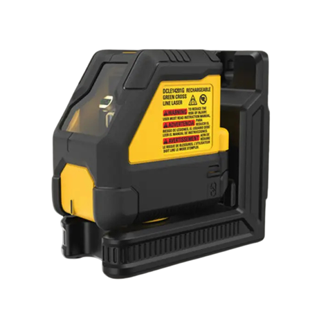 Kit Laser Linea Cruzada Verde Recarga USB DeWalt DCLE14201RB-3