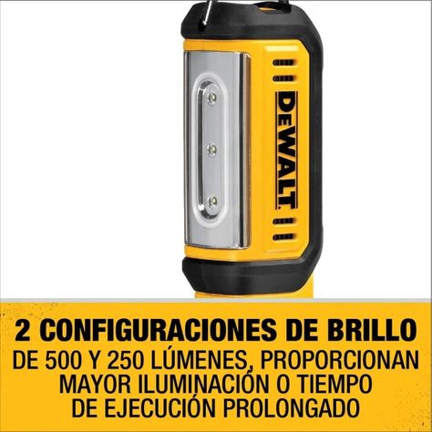Luz Led Portátil Para Trabajo 20v Sin Batería Dewalt Dcl050-3