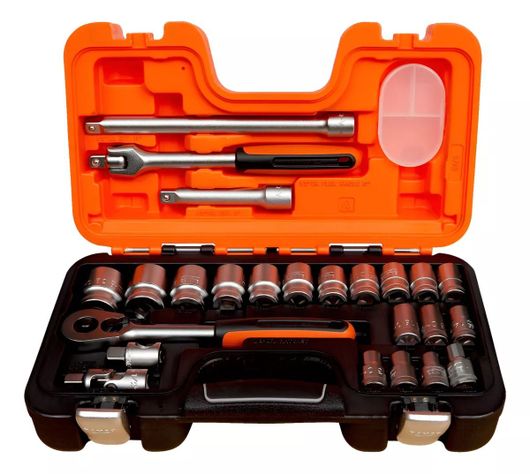 Maleta dados 1/2 24pzs mm hex - S240-2