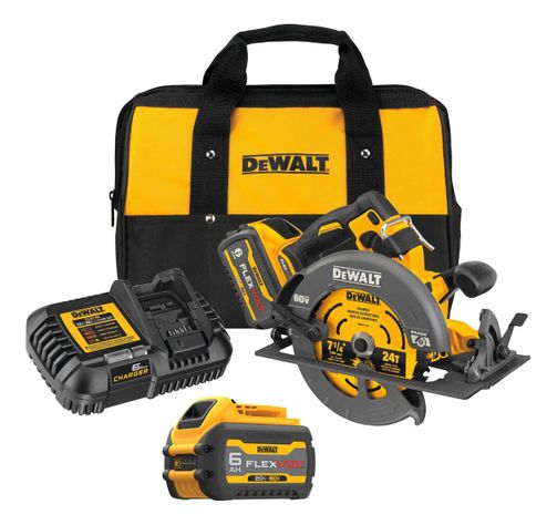 Kit Sierra Circular 7 1/4 + 2b +1c + Accs Dewalt Dcs578t2-b2-0