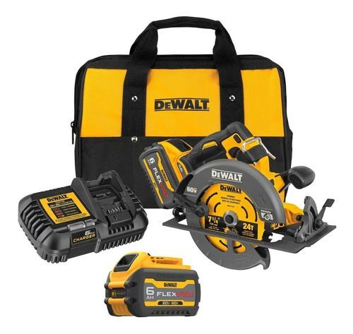 Kit Sierra Circular 7 1/4 + 2b +1c + Accs Dewalt Dcs578t2-b2-9