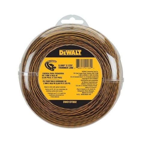 Cuerda para podadora Dewalt 2mmx68,6m DWO1DT802-0