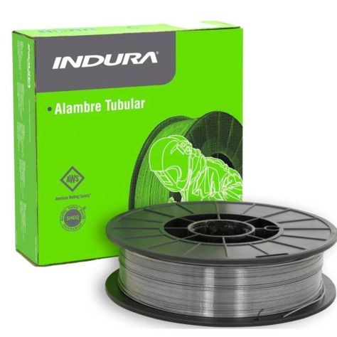 Alambre tubular flux core 5Kg 0.8mm E71T-GS Indura-0
