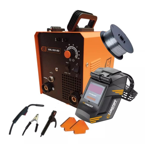 Soldadora Inverter Lusqtoff  Dual Flux Electrodo 2mm Naranja-0