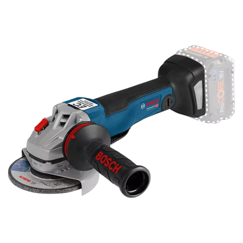 Esmeril Angular S/B Bosch Gws 18v-10pc Inalambrico 18v-0