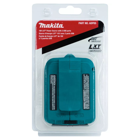 Adaptador Para Usb (tipo A) 18v Adp05 Lxt Makita ADP05-3