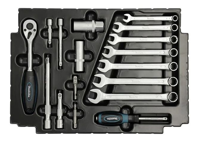 Set Herramientas Manuales 120 Piezas Makita E-08713-3