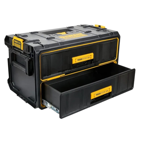 Caja De Herramientas Toughsystem 2 Cajones Dewalt DWST08320-0
