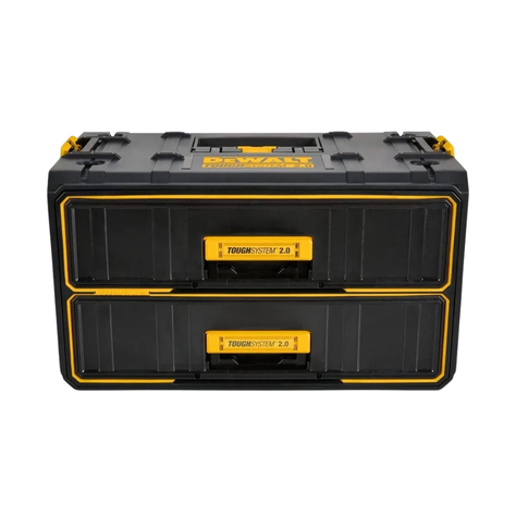Caja De Herramientas Toughsystem 2 Cajones Dewalt DWST08320-1