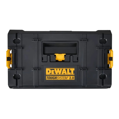 Caja De Herramientas Toughsystem 2 Cajones Dewalt DWST08320-2