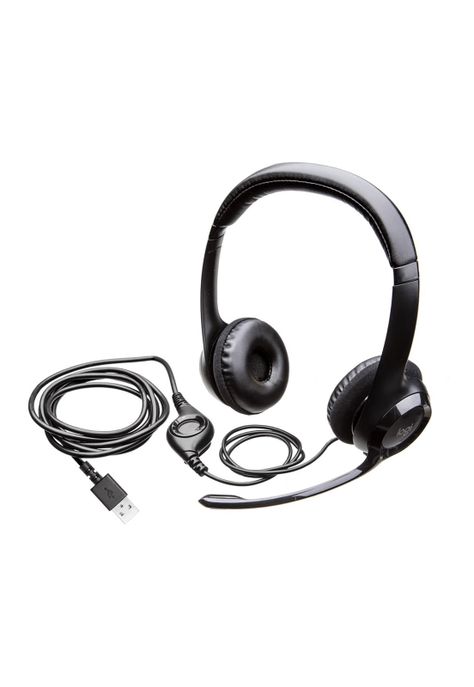 Audífonos con Micrófono Logitech H390 Conexión USB-4