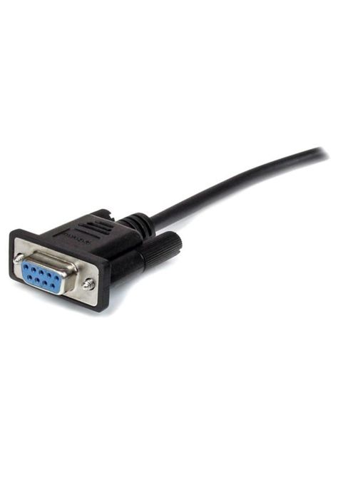 Cable Serie de Conexión Directa Negro DB9 de 50CM-1