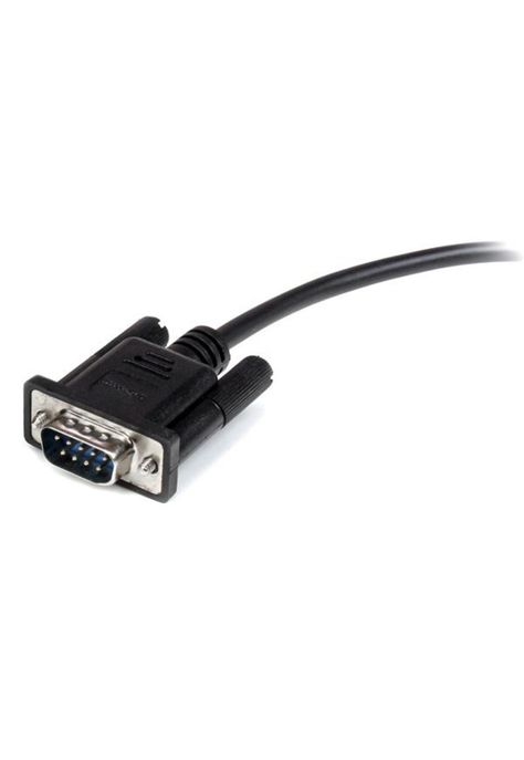 Cable Serie de Conexión Directa Negro DB9 de 50CM-2