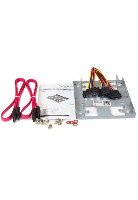Bandeja de Montaje para 2 Unidades HDD de 2,5" a Bahía 3,5"-5