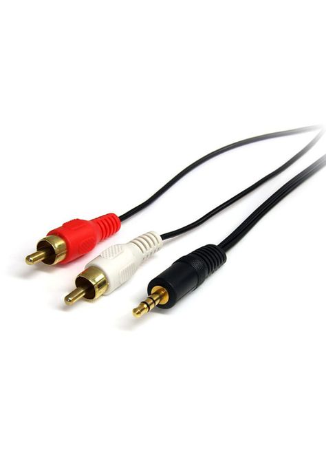 Cable de 1,8m de Audio Estéreo - 3,5mm a 2x RCA-0