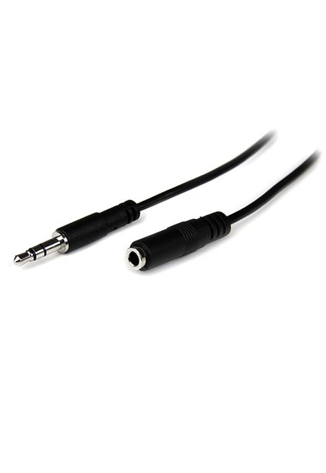Cable de Extensión de Audio Estéreo 3,5mm Delgado-0