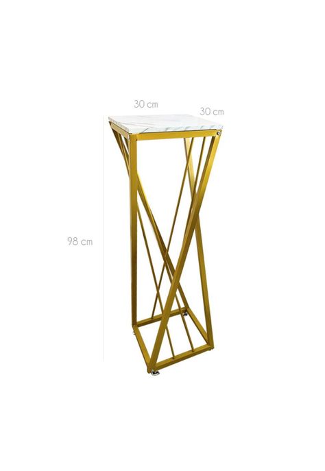 Mesa Lateral Decorativa Moderna XL – Soporte Plantas Decoración-1