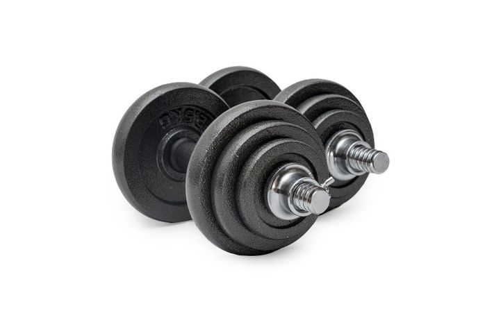 SET MANCUERNA HIERRO  20 Kg AJUSTABLE-2