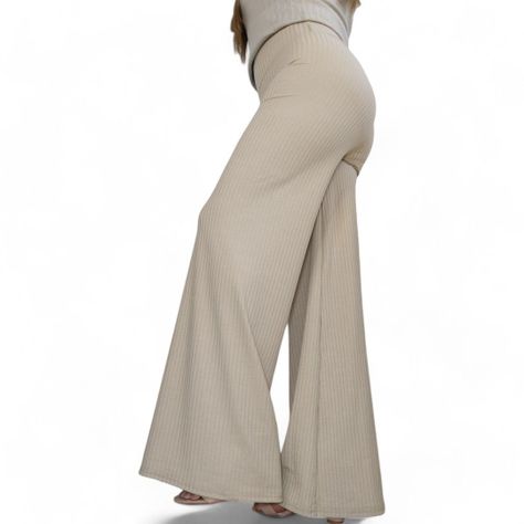  Palazzo flared Canuton beige-1