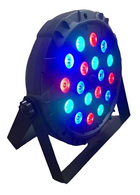 Foco Par Slim 18 Led Luminosidad Rgb Dmx-0