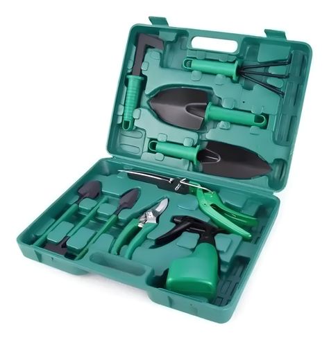 Kit Herramientas Jardinería Rastrillo Tijera Podar-0