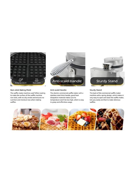 Máquina Wafflera Wafles Profesional-1