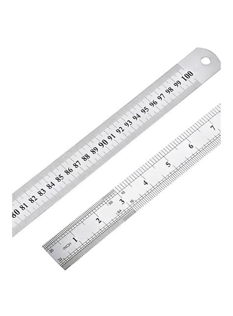 Regla Metálica Acero 100 Cm / 40 Pulgadas Flexible-1
