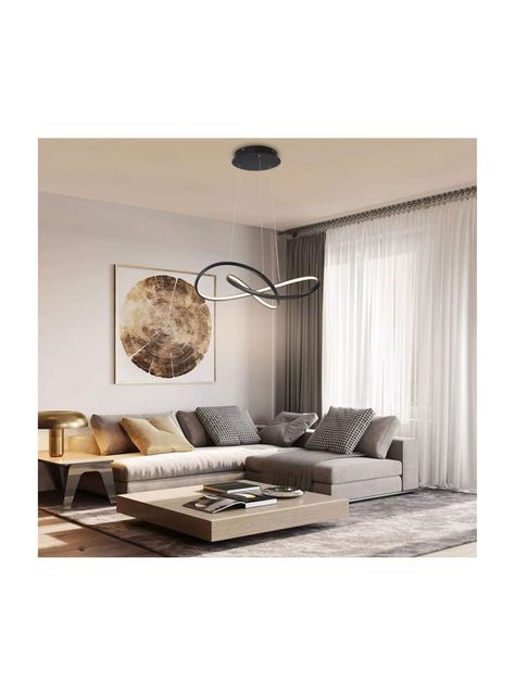 Lampara Led Colgante Moderna 3 En 1 Calida Fria Y Neutra 02-2