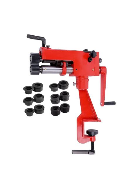 Rodonadora Manual Para Hojalatería Industrial Con 6 Dados-0