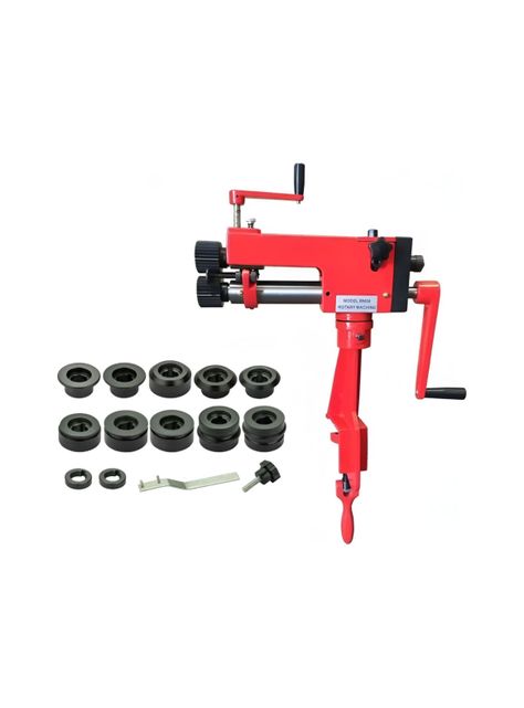 Rodonadora Manual Para Hojalatería Industrial Con 6 Dados-1