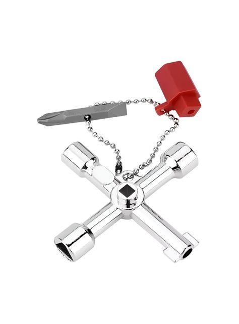 Llave Multi Ranura Tren Electrico Gabinete Ascensor Valvula-0
