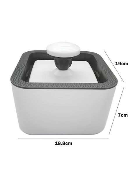 Bebedero Eléctrico De Agua 2.5lts Perros Y Gatos-1