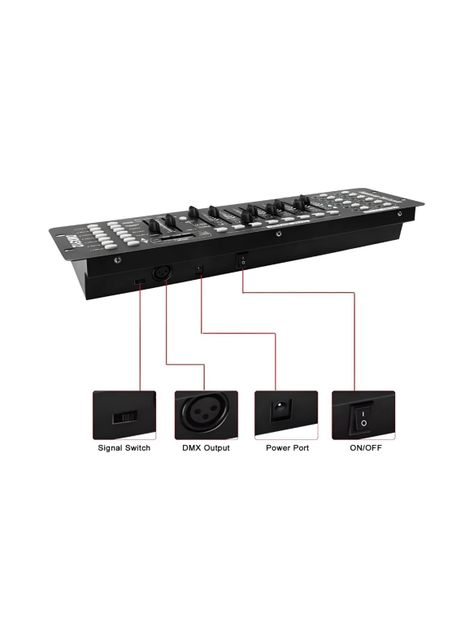 Controlador Dmx 512 Consola Iluminación 192-2
