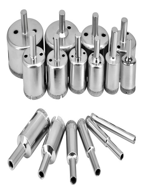 Brocas Copa Cerámicos Mármol Vidrio Piedra 16pz-0