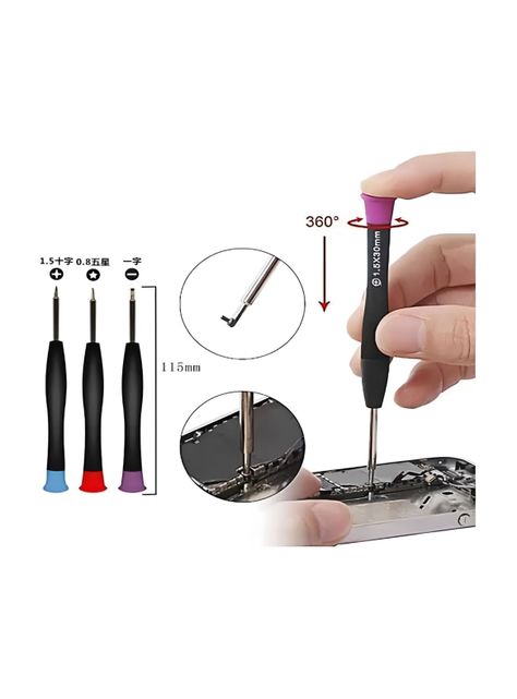Set De 28 Herramientas Reparación Celulares-3
