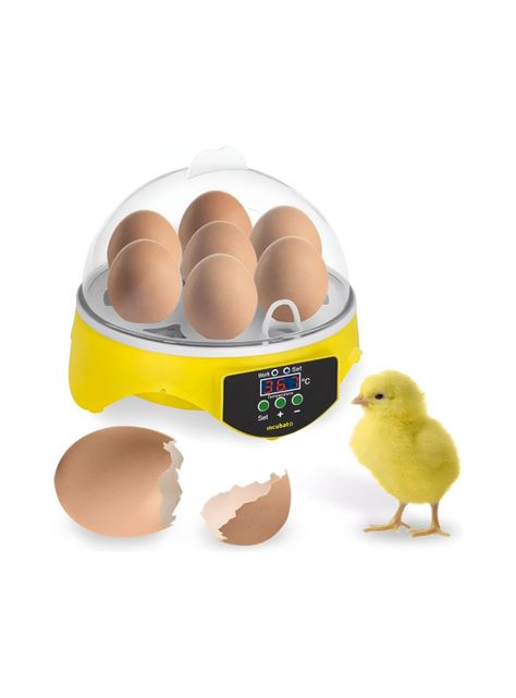 Incubadora 7 Huevos Control Temperatura Led Digtal-0