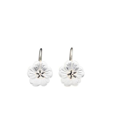 Pendientes de plata y Crystal de cuarzo-0