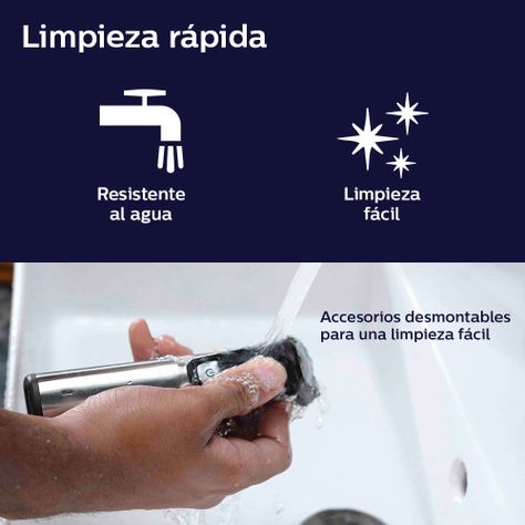 Multigroom Philips Mg7736/15 Serie 7000 Barba Cuerpo Cabello-4