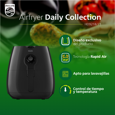 Freidora Aire Airfryer Philips Hd9218/71 Sin Aceite-1