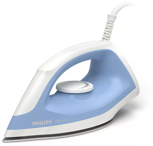 Placha Vapor Seca Philips Serie 500 Dry Iron DST0520/20 Azul-0