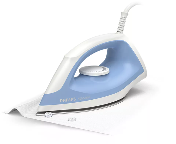 Placha Vapor Seca Philips Serie 500 Dry Iron DST0520/20 Azul-5