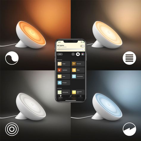 Lampara De Mesa Philips Hue Bloom Led Bluetooth-3