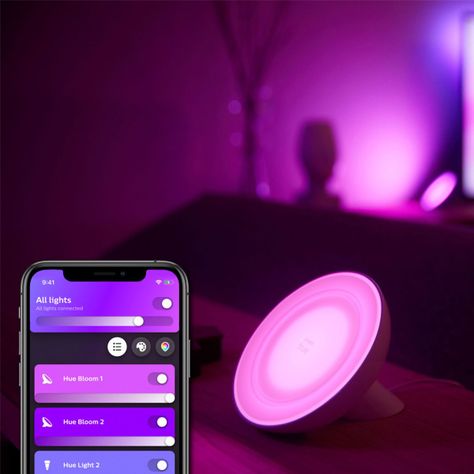 Lampara De Mesa Philips Hue Bloom Led Bluetooth-5