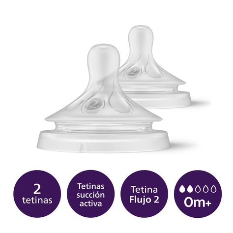 Tetinas Natural Response Philips Avent SCY962/02 0m+ Flujo 2-1