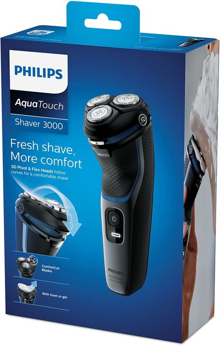 Afeitadora Eléctrica Philips Shaver S3122/51 Uso Humedo Seco-1