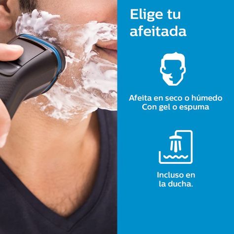 Afeitadora Eléctrica Philips Shaver S3122/51 Uso Humedo Seco-3